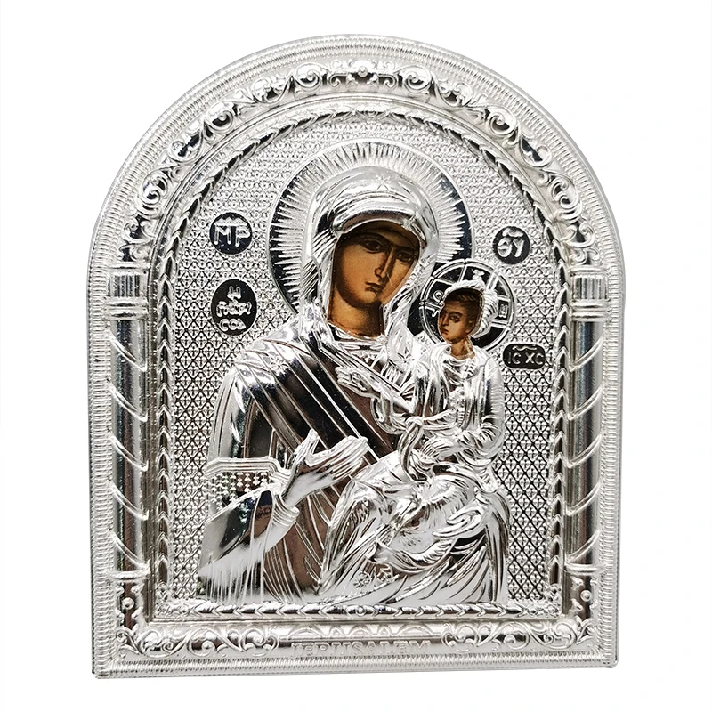 11X13CM  Orthodox Church Jesus virgin Mary Icons alloy Decoration Religious products oem