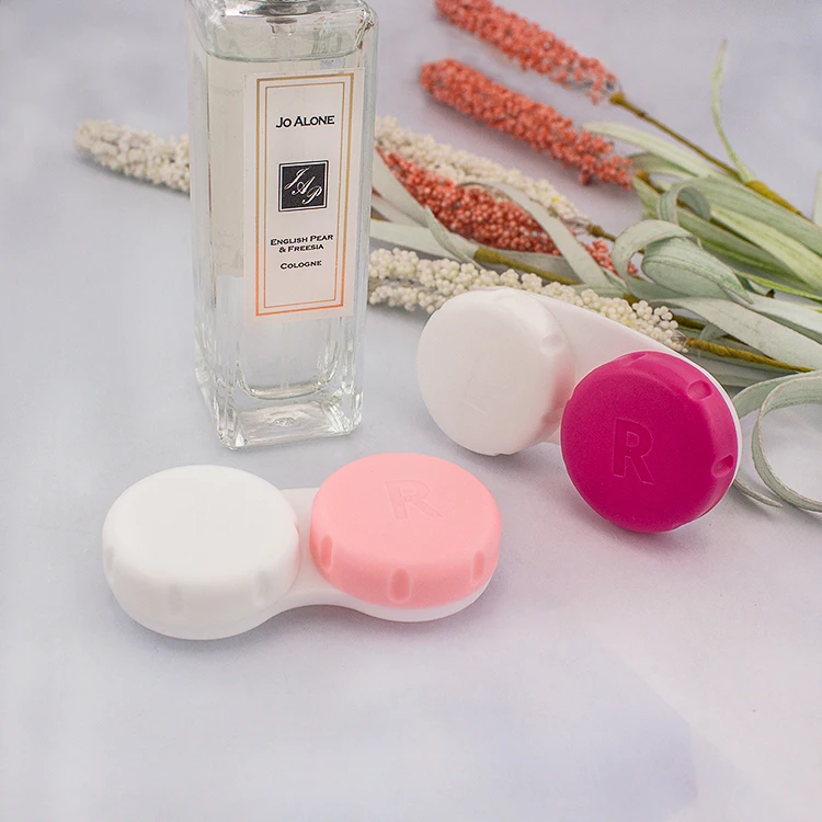 Custom Logo Cardboard Magnet Contact Lens Case Beauty Cosmetic Paper Manufacturer Custom Wholesale Cosmetics Box Recyclable HPP