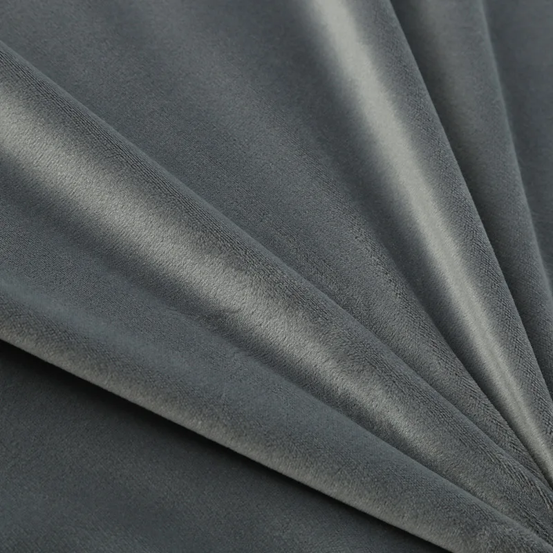 Super Soft Crystal fabric 95 polyester 5 spandex fabric plush super soft fabric