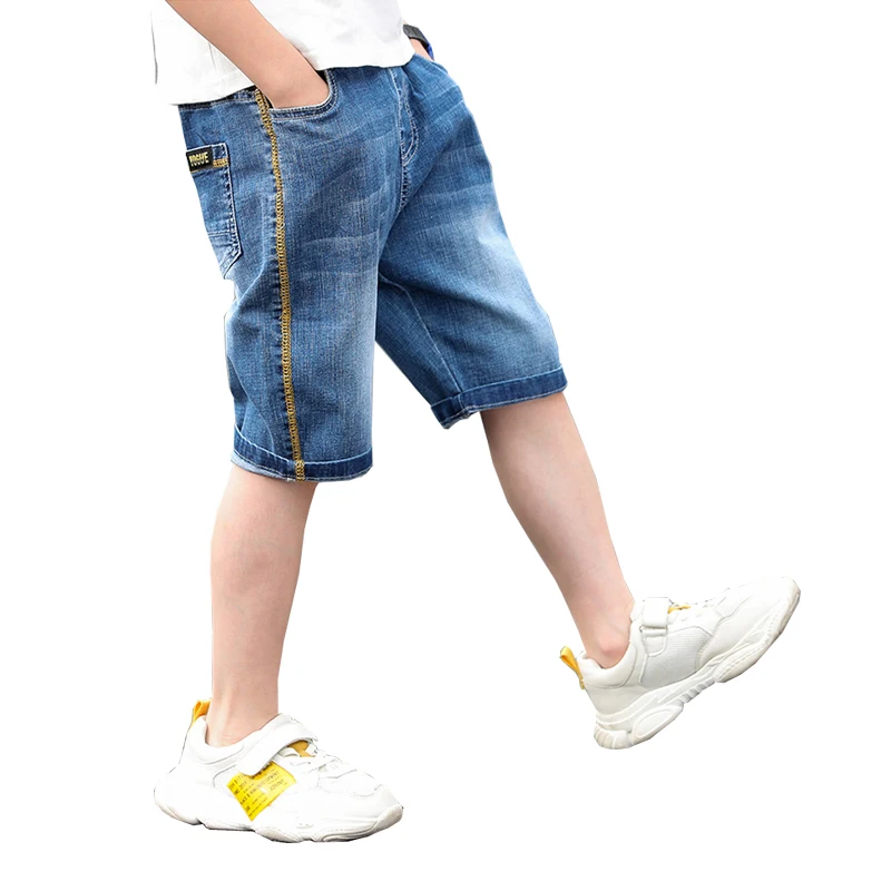 
4-13 Years Children Fashion Clothes Classic Denim Clothing Short Trousers Baby Boy Casual Jeans Bowboy Kids Boys Shorts Pants 