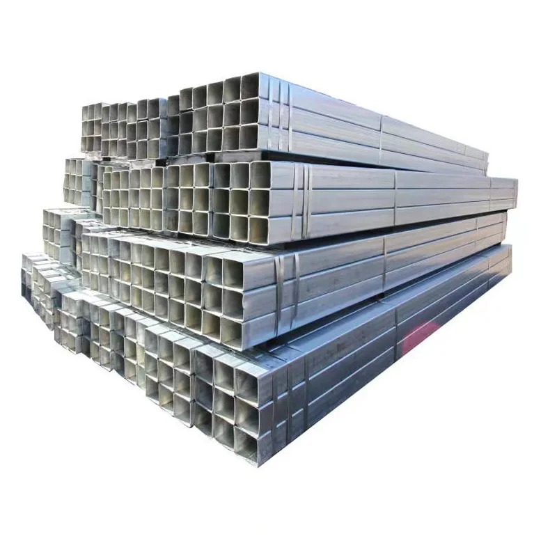 s355jr galvanized square steel pipe tube 80x80 gi shs rhs hollow section price kg/m