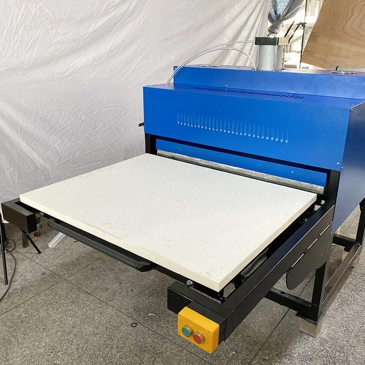 Sublimation Flatbed Heat Transfer Machine Fabric Heatpress Thermal Press Phone Shell Cloth 100x120cm Provided Pneumatic 800 200V