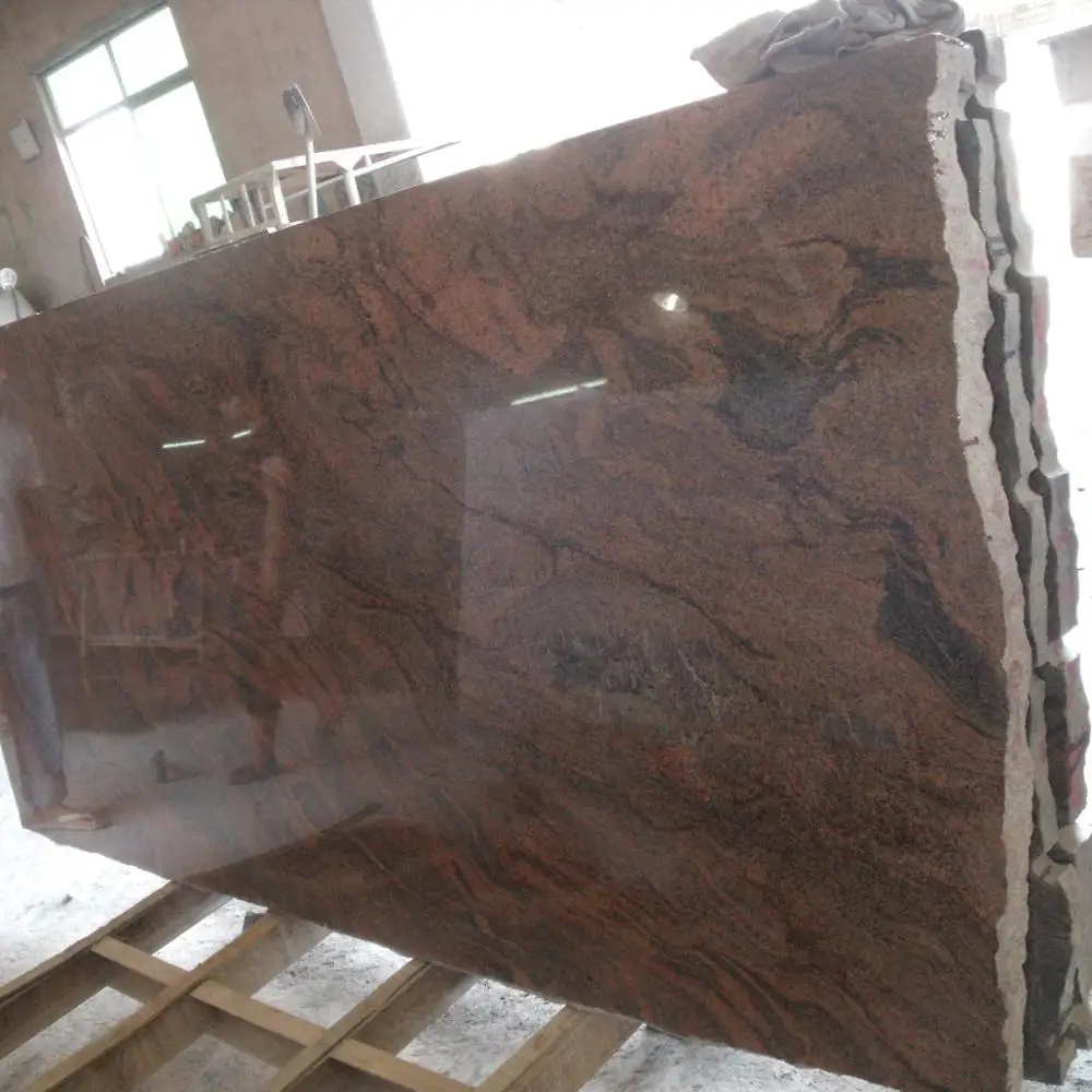 Multicolor Red Granite Paradiso Red Granite Slab Polished Tombstone Tile Headstone