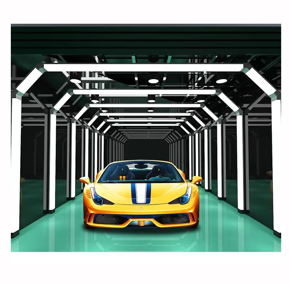 HanYin Auto Car Repair Factory Luxury Led Tunnel light Parking Garage Luminaires Lights Decoration Tunnel Detailing Light