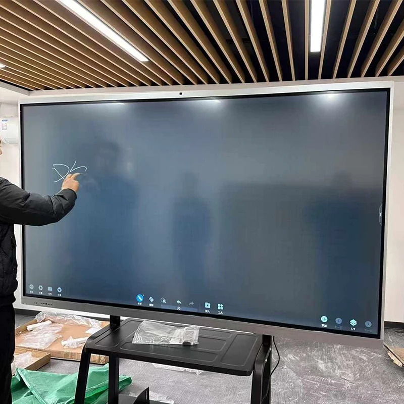 Windows / Android TV многофункциональная Панель ПК 32/43/55/65/75/86/98 дюймов черный сенсорный экран анимация в помещении