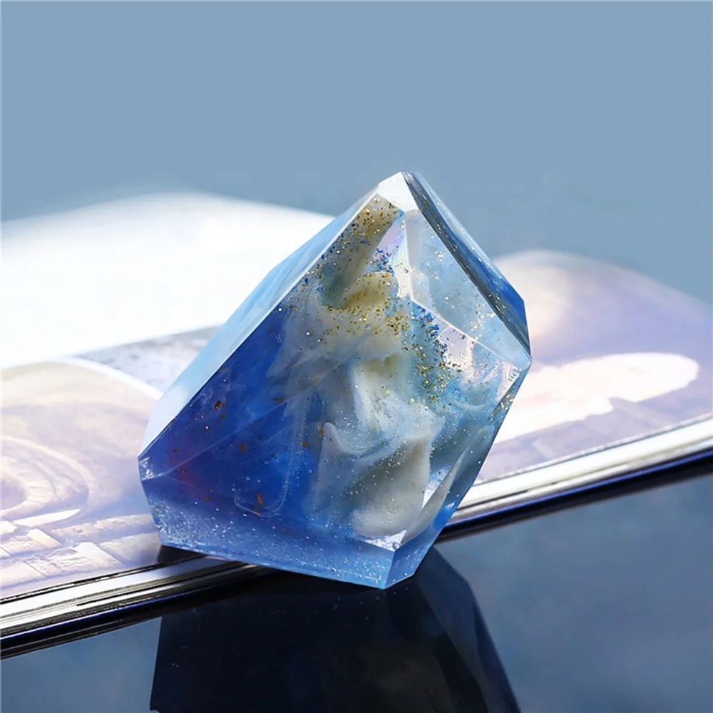 New Silicone Soap Molds Crystal Irregular Jewelry Mold Silicone Ornaments Craft Making Decoration