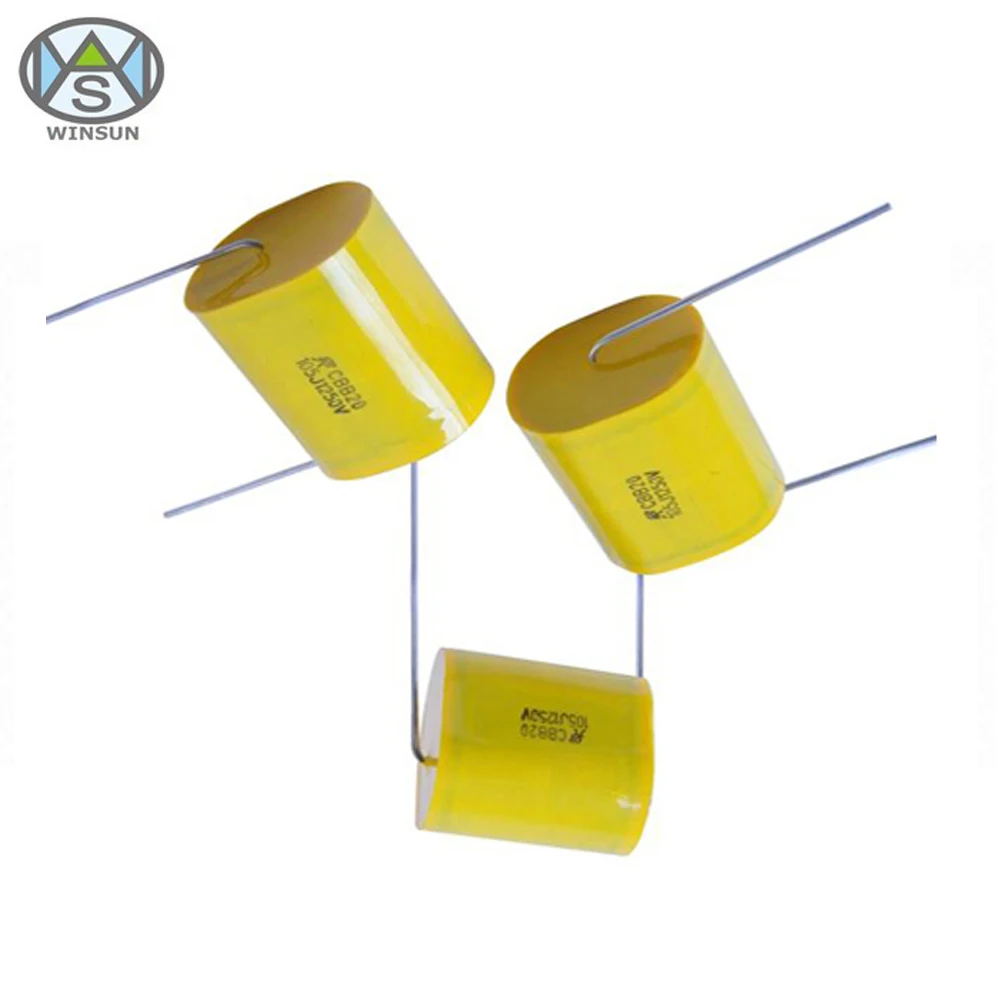 Rohs Compliant CBB20T Polypropylene Metallized Film Capacitor