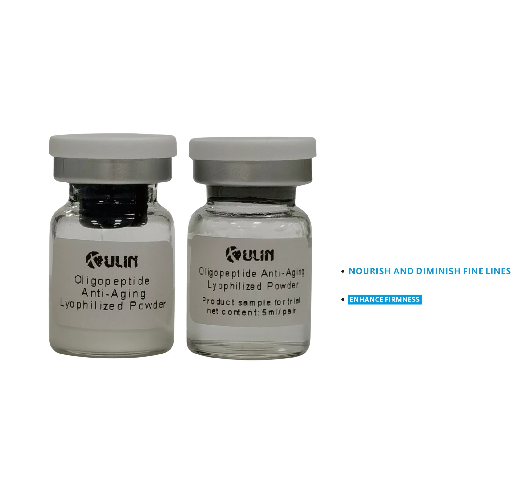 Oligopeptide Anti-Aging Skincare Serum Lyophilized Powder 5ml Revitalizing Skin Care Products with Acne Feature