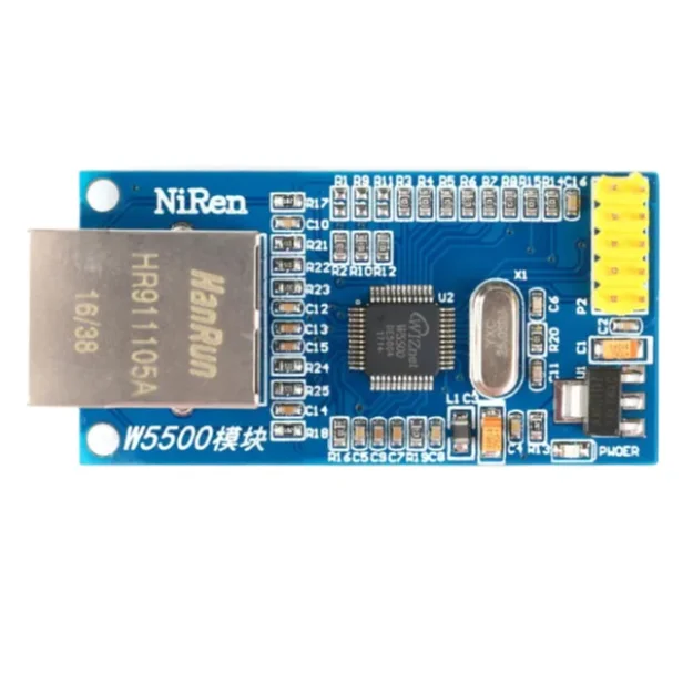 W5500 Ethernet Network Module Hardware TCP IP Protocol SPI Interface 51 STM32 Microcontroller Program over W5100