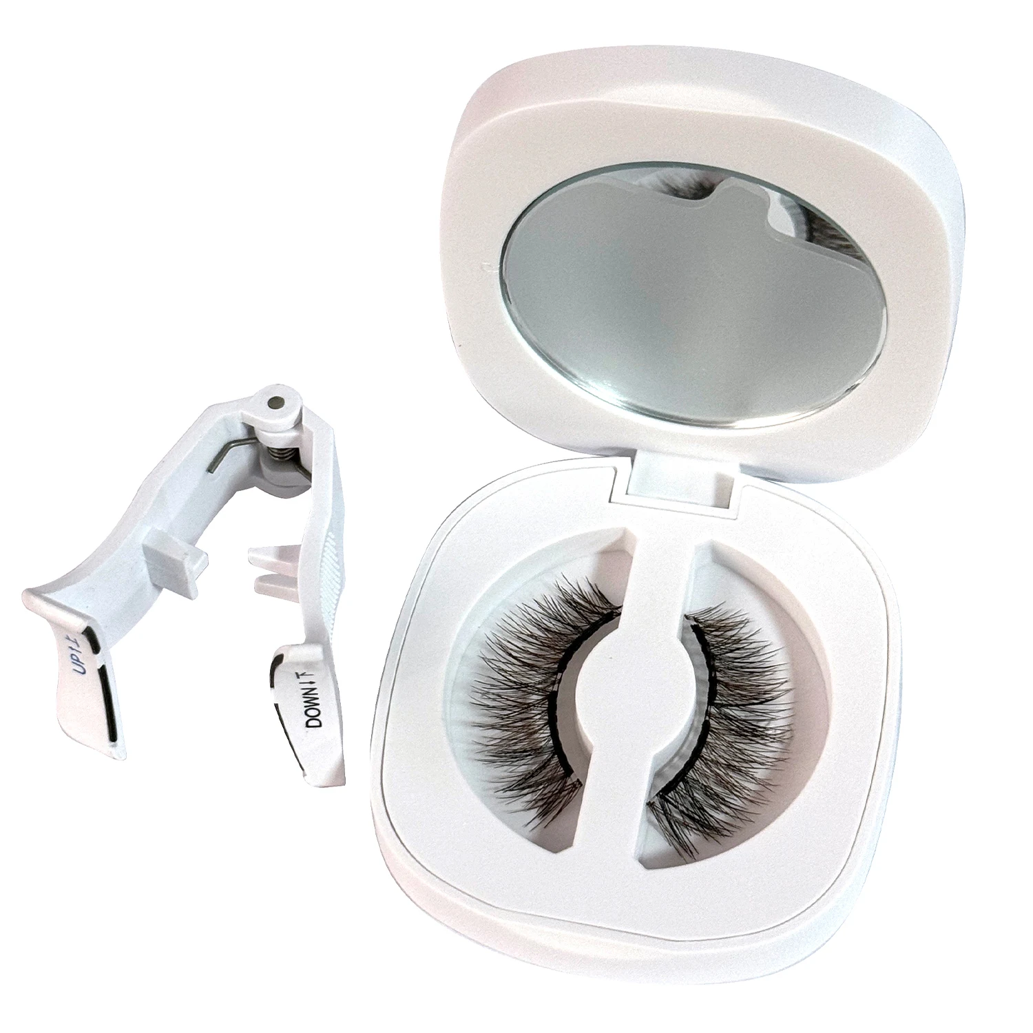 New Easy to Wear Quantum Magnetic Lash Magnetic Soft Eyelash no GLue no Eyeliner with Applicator without Glue