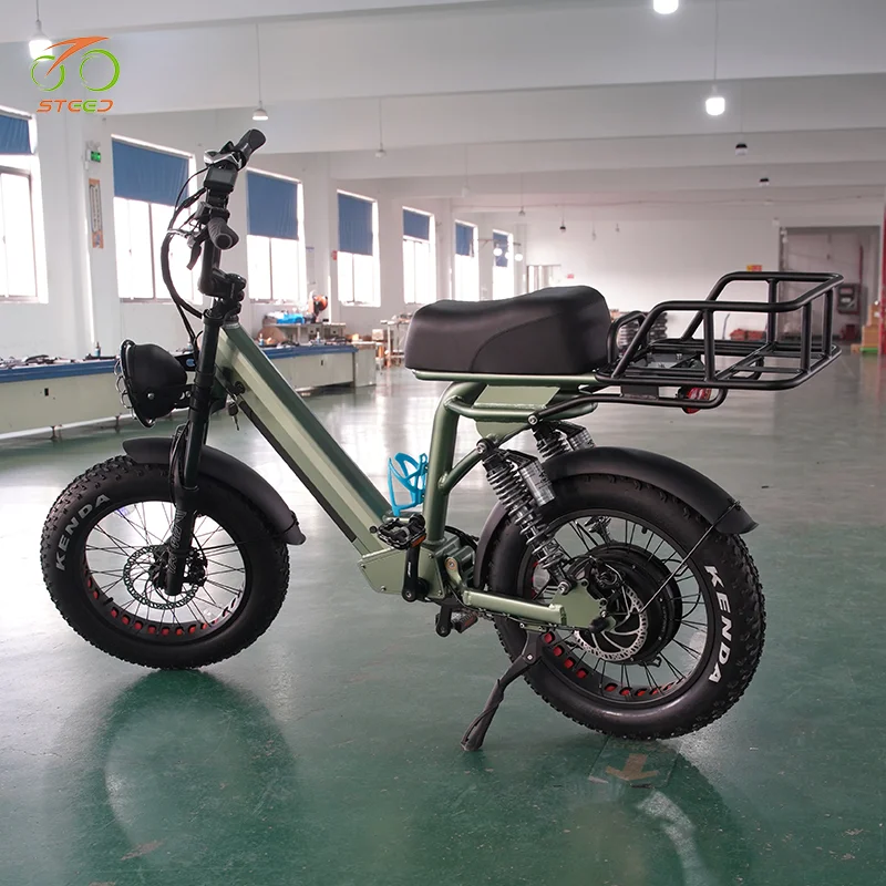 Steed e bikes rear 48v 1000w electric bicycle powerful 20 inch fat bike electric wheel
