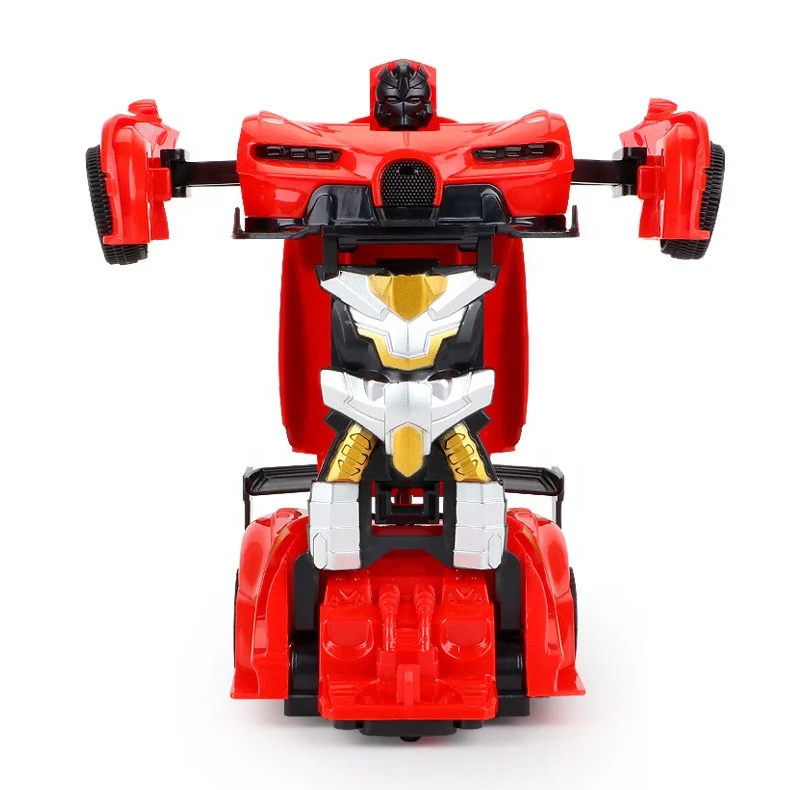 
Wholesale cheap baby kids impact of deformation remote control transformed car toy 