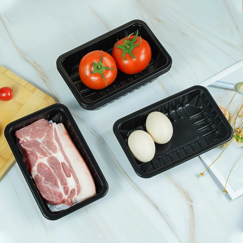 Пластиковый лоток для свежего мяса