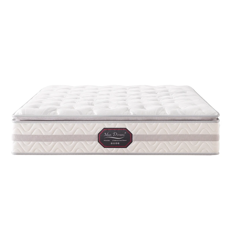 Hot Selling Compressed Roll Package Box King Size Bed Hypo-Allergenic Mattresses Sponge Foam Pocket Spring Mattress