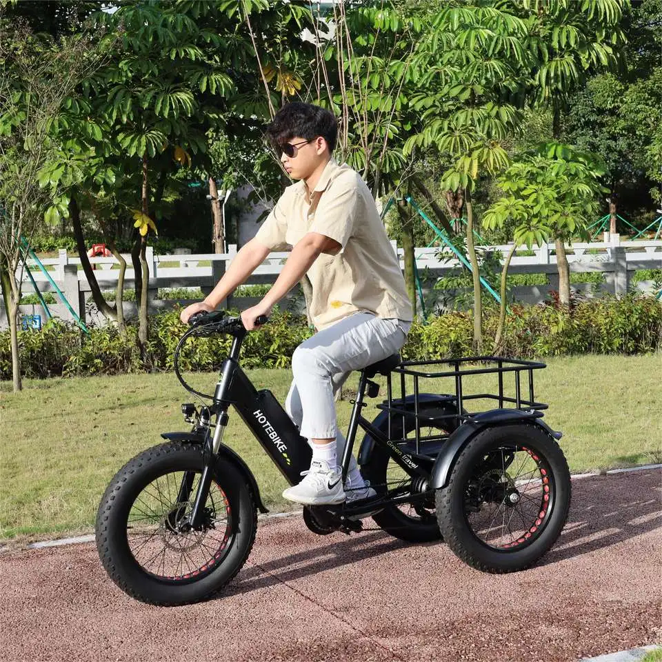 Hot selling 3 wheel electric bike ET250 electric tricycle with passenger seat 20 inch electric tricycle bike with solar panels