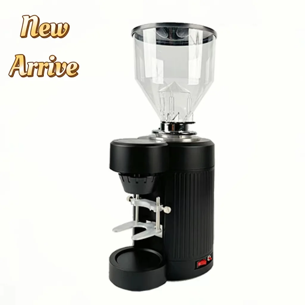 coffee grinder machine commercial professional espresso grinder 2024 New design coffee grinder with powder bowl rack