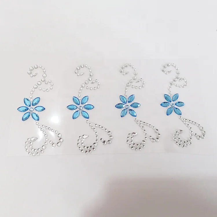 
Wholesale Waterproof Cute Various Types Face Crystal Tattoo Gem Stickers For Kids  (1600144489297)