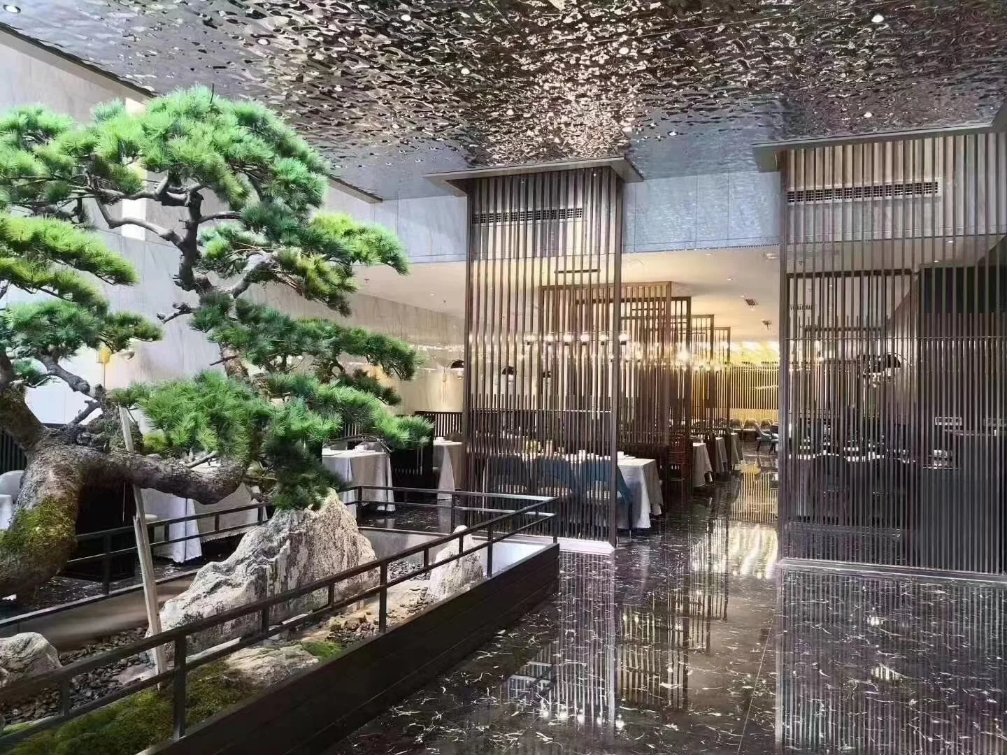 Custom laser cut metal panel decorative screen outdoor decorative metal garden screen patterns