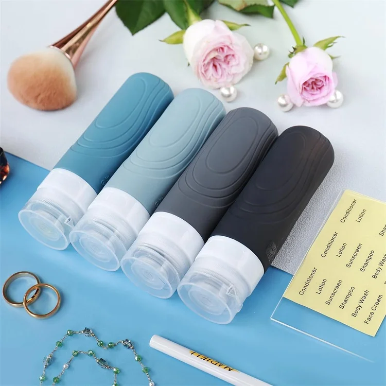 2024 Hot Selling Silicone Travel Bottle Premium Quality Split Bottle for On-the-go Convenience