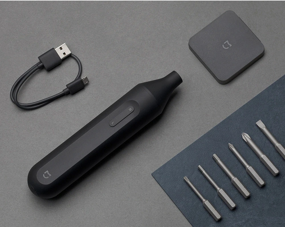 
Xiaomi Mijia electric manual screwdriver integrated 1500mAh adjustable rechargeable W/6 S2 electric screwdriver set 