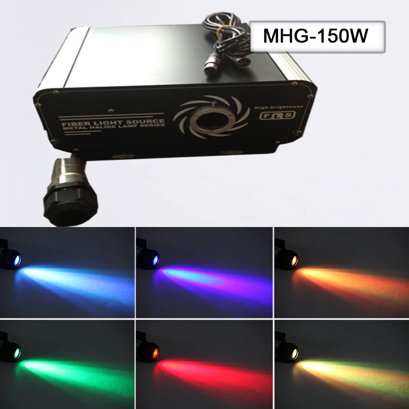 High power 150w metal halogen fiber optic cold light source engine
