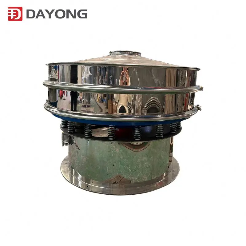 Diameter 1500mm stainless steel egg powder rotary vibrating screen