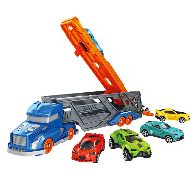 Construction truck toys cars carrier transport trucks toy for kids