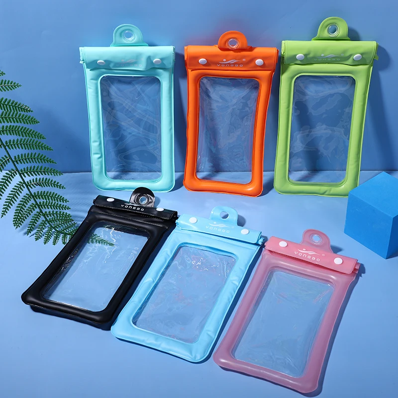 Wholesale 2024 Year Free Sample PVC Universal Size Waterproof Phone Bag IPX8 Water-Proof Pouch Case for Mobile Phone