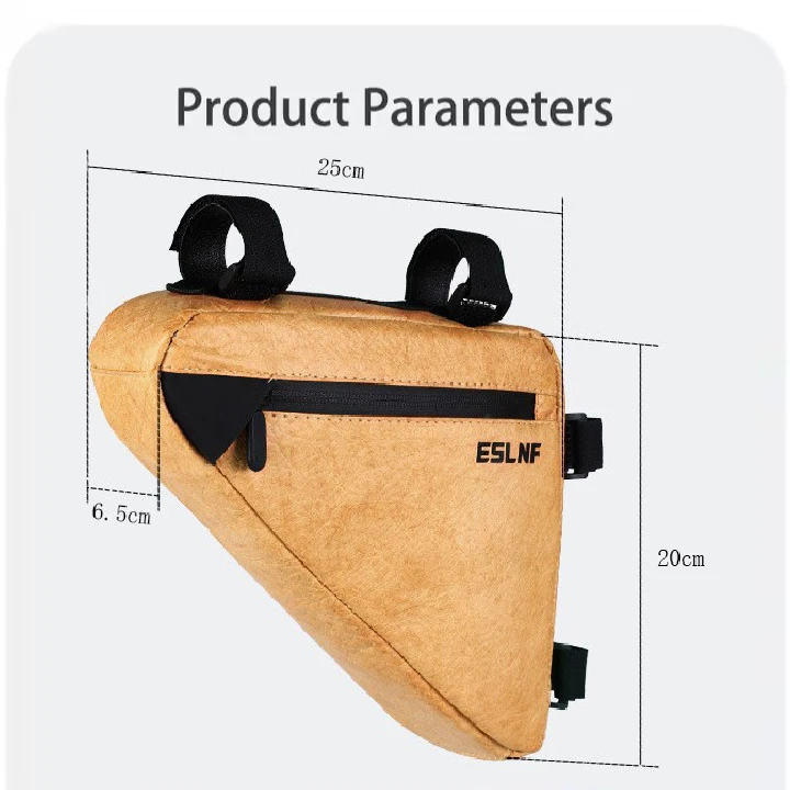 Bicycle bag outdoor Eco-Friendly Material Bike Front Tube Bag Portable Waterproof Triangle Bicycle Frame Bag