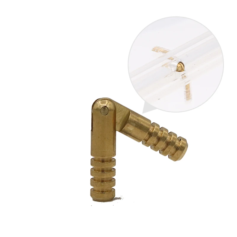 Gift wooden box metal accessories cylinder barrel hinge 4mmx15mm