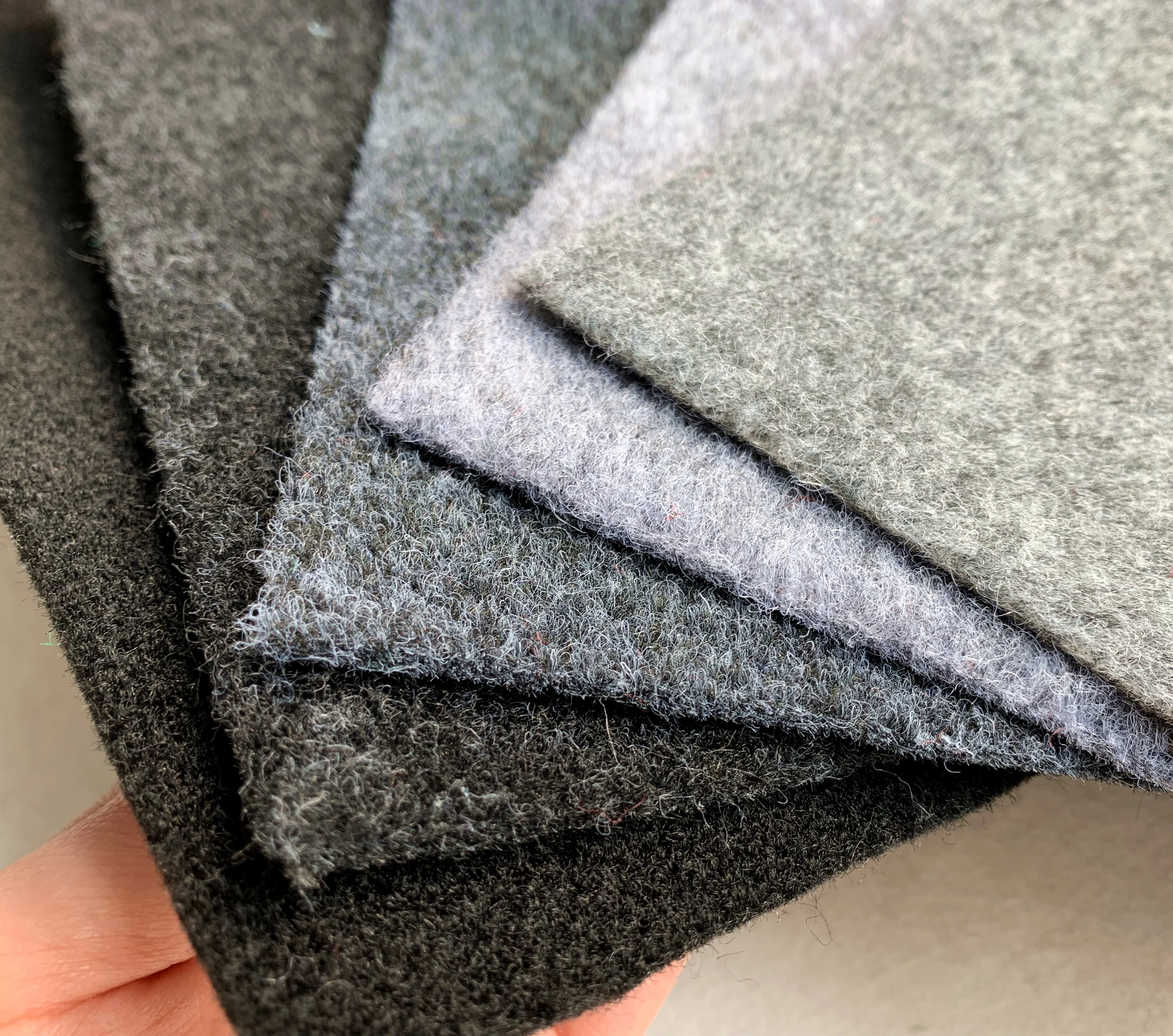 nonwoven shaggy velour soft liner felt carpet roll for auto,yacht