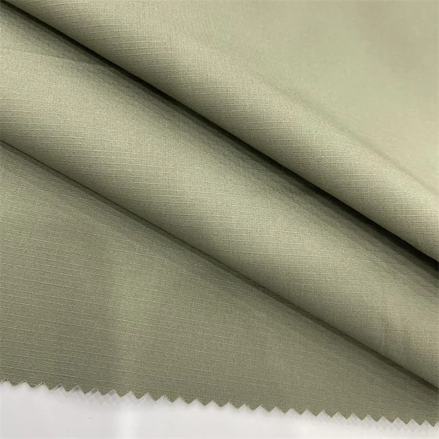 97% cotton 3%spandex  reactive solid ribstop pants and shorts woven fabric