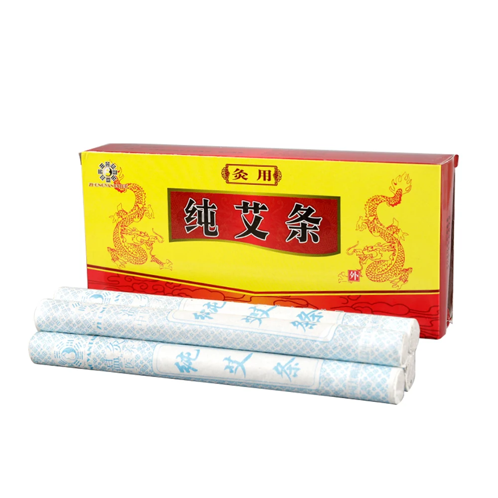 Bigger Moxa Stick Traditional Chinese Medicine High Quality Warm Moxibustion Pure Moxa Sticks Handmade Moxa Rolls