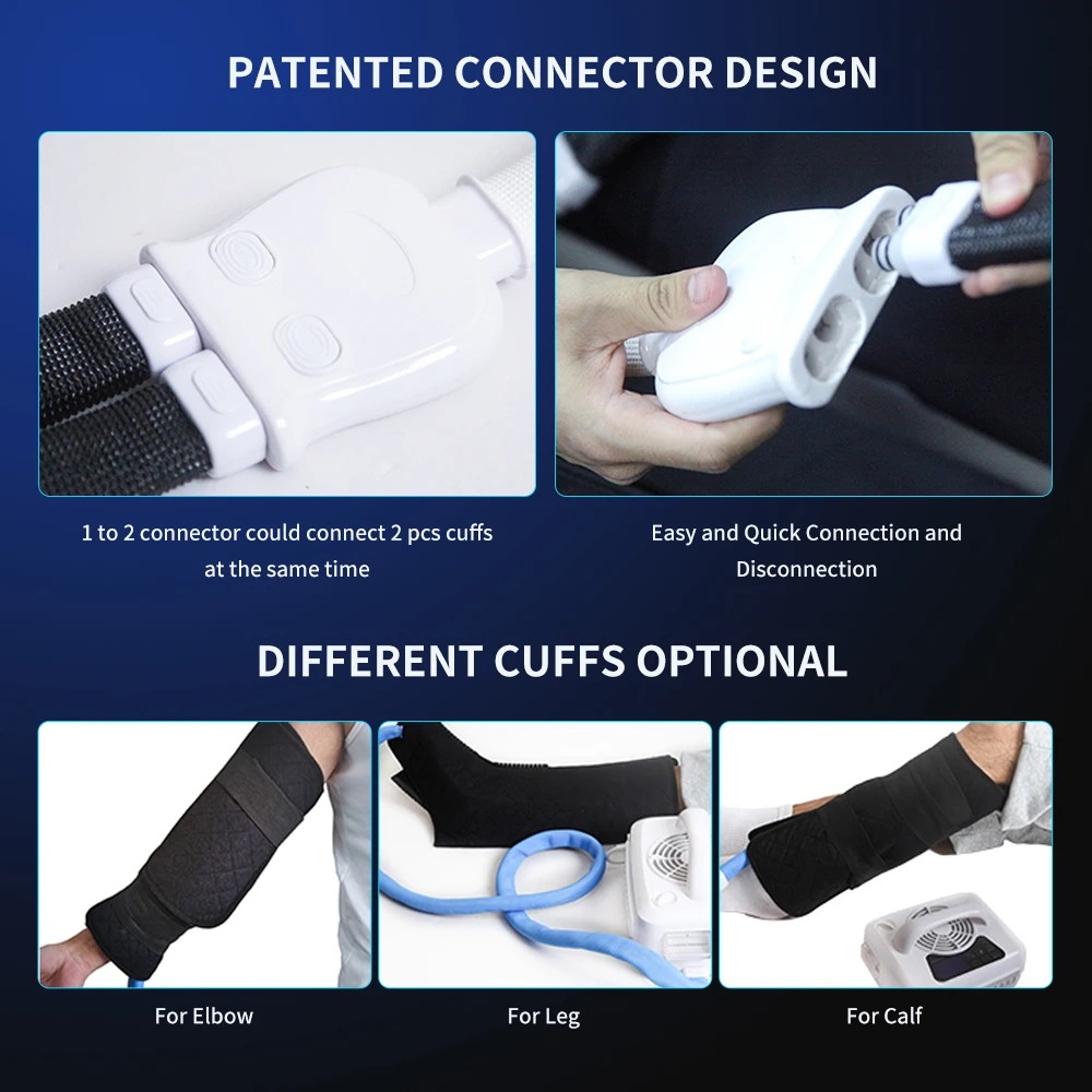 Customized Manufacturers Recovery Hot Cryo Ice Cold Compression Physical Therapy  System Machine