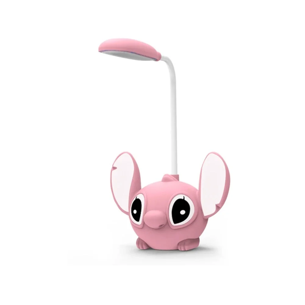 Led Desk Lamp With Pencil Sharpener Foldable Light Cute Cartoon Desk Night Light Usb Recharge Light Gift W24-262