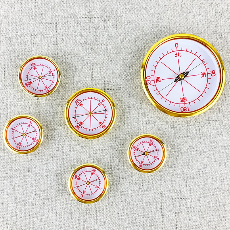 Wholesale Compass Tianchi Brass Strong Magnetic Fine Needle Compass Accessories