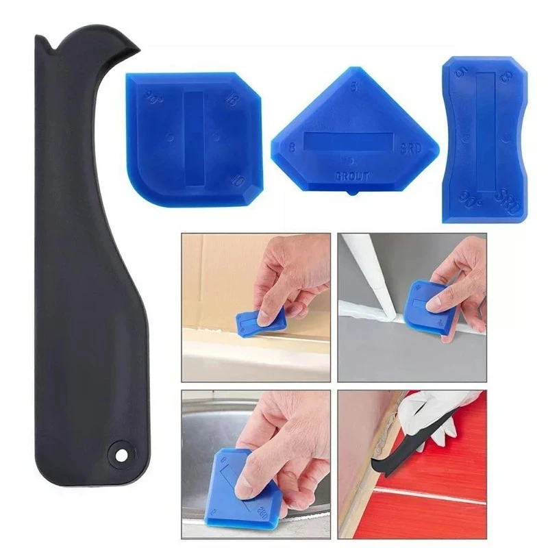 Multifunctional 15-piece set caulking tool kit trowel scraper remover 3 in 1 sealant caulking tool