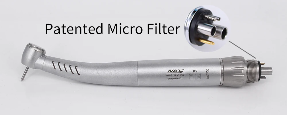 Mini push button turbine dental electric highspeed air rotor motor handpiece