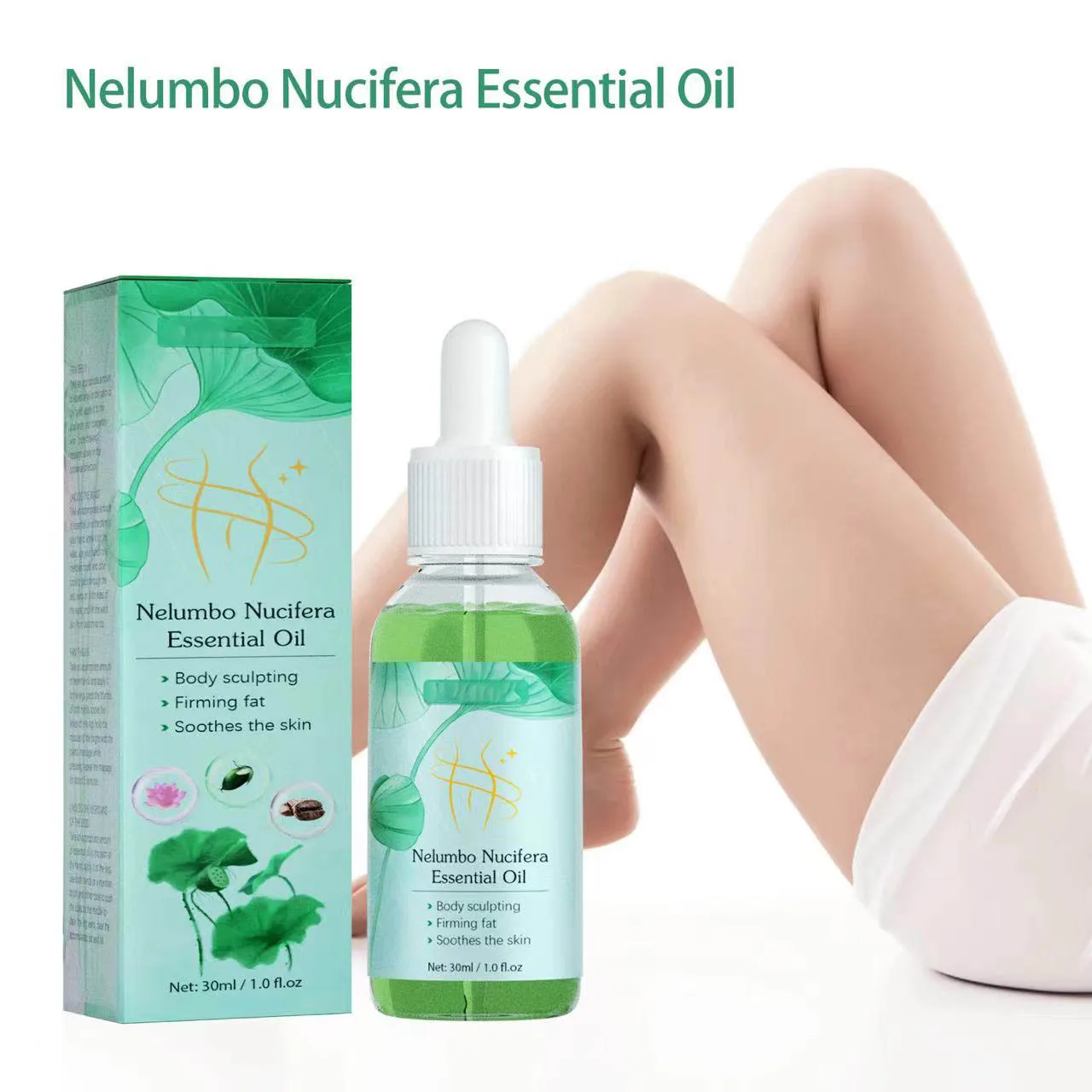 Wholesale nelumbo nucifera Fat Burning Slimming Oil Weight Loss Shape Up Slimming Oil