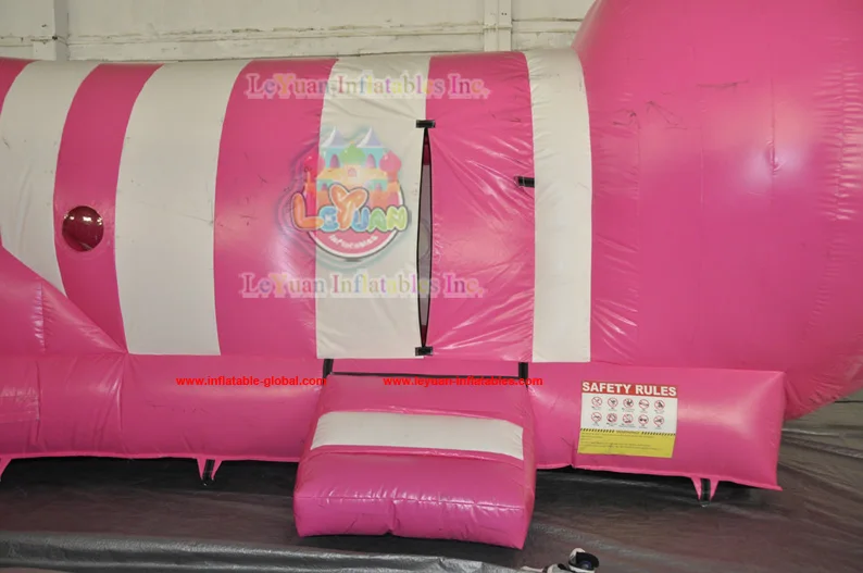 10M x 10M Worm Inflatable Tunnel Obstacle Course For Sale