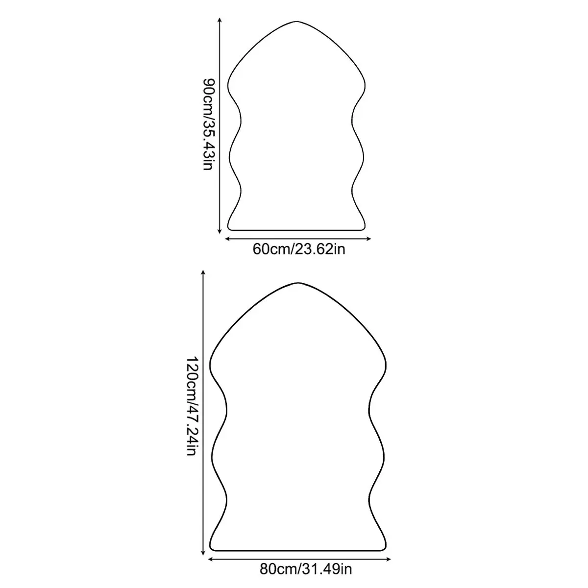 Modern Luxury Rug Imitation Rabbit Fluffy  Leopard Print Fur Fish-shaped Carpet for Living Room Bedroom  Bathroom Office Prayer