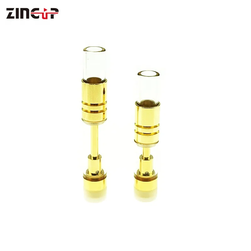 Оптовая продажа золотой картридж для вейпа самый популярный металлический мундштук с густым маслом