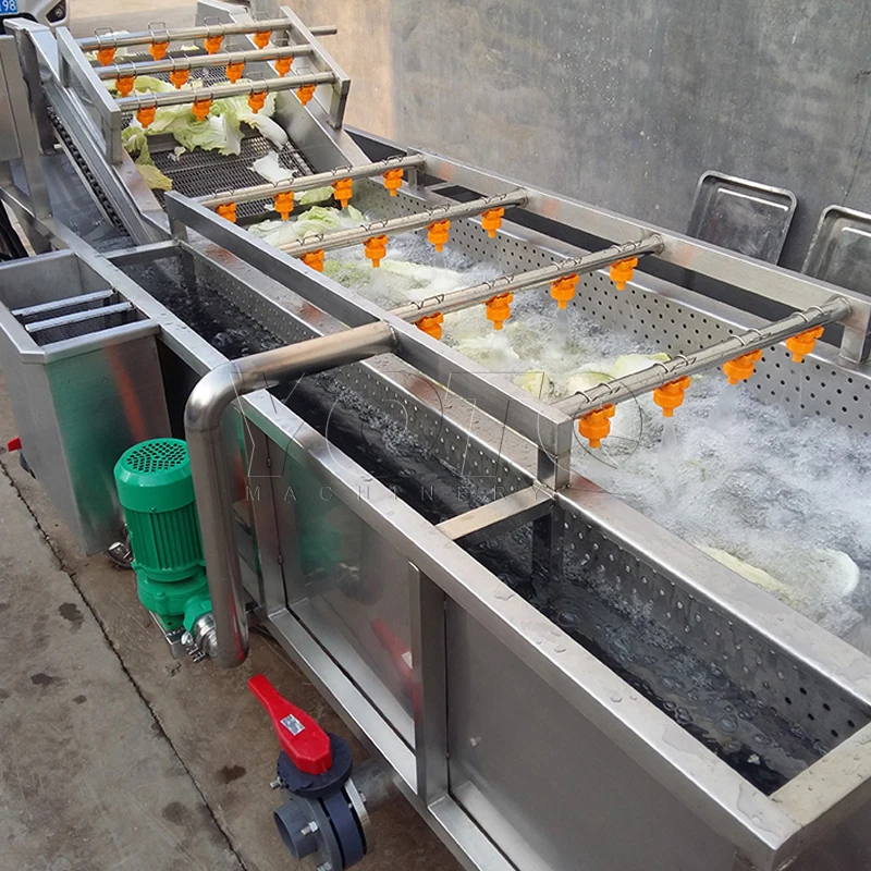 Potato Washing And Peeling Machine bubble washing machine