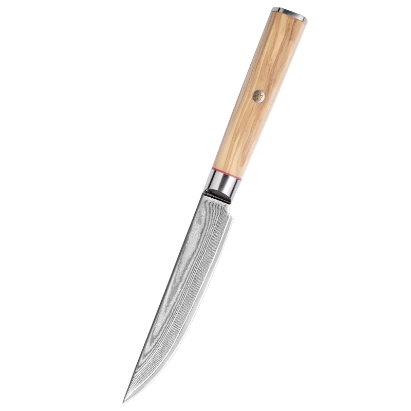 Steak Japanese Chef Knife Pakka Wood Handle Germany Din 1.4116 Stainless Steel 56HRC Sharpness FBA Kitchen