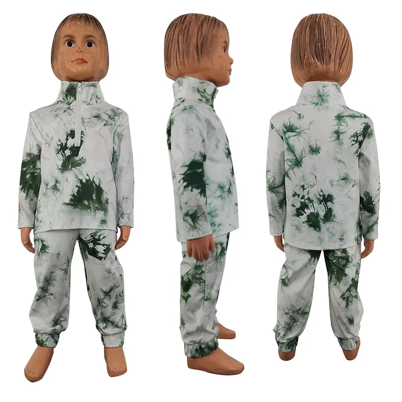 2021 Fall mommy and me outfits Tie dye hoody 2pcs long sleeve pants sets family matching Fall set women hoodies two piece sets