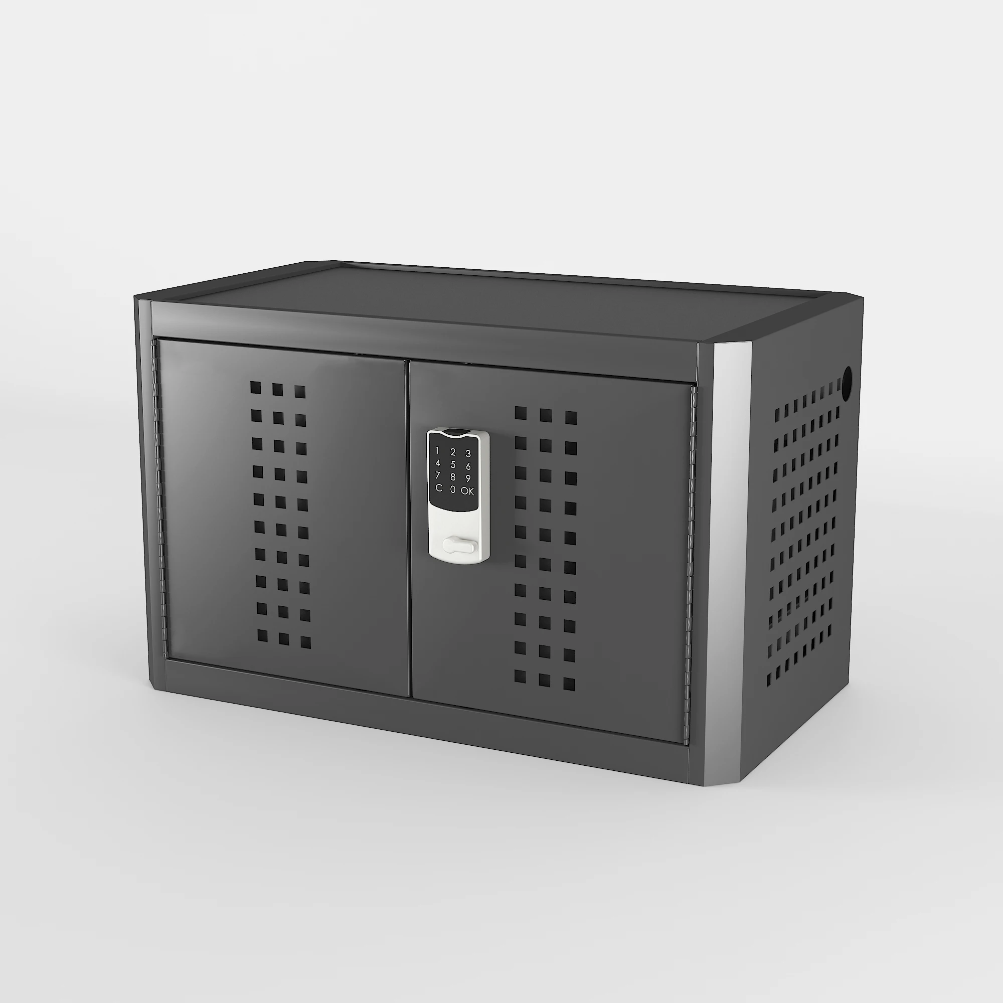 16-bit Classroom Supplies Laptop Ipad Tablet Storage Charging Cart Charging Cabinet For Education