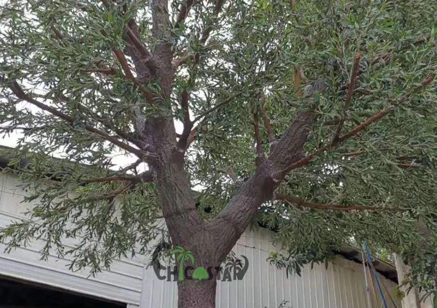 Ствол из стекловолокна под заказ, искусственное растение, ландшафтное украшение, искусственное оливковое дерево