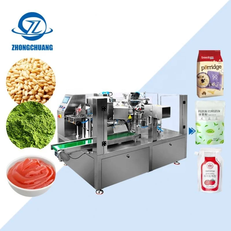 Seed Packaging Nut Paste for  Powder for Spice 1Lacks Rice Price Pouch Packing Machine Automatic