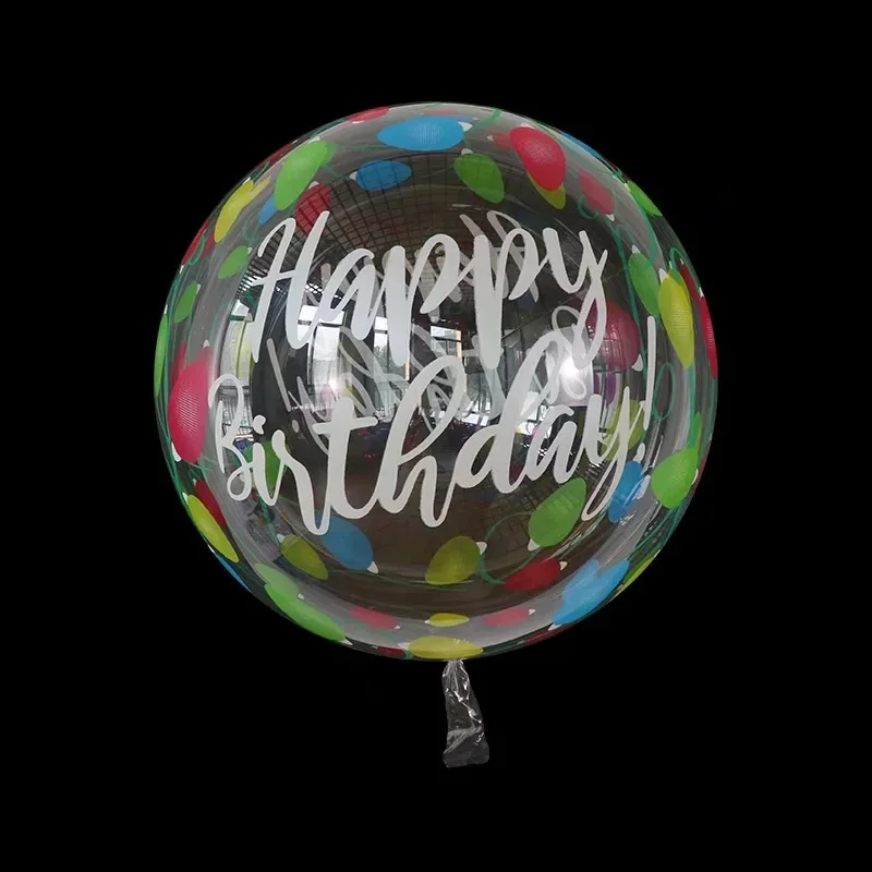 Hot Selling Bobo Baron Decorative Balloon Santa Claus Printed Unicorn Balloon Happy Birthday