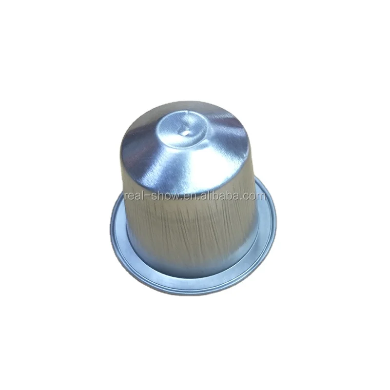 Round aluminium foil aluminium coffee capsule for Nespresso
